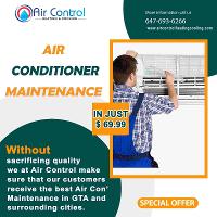 WE OFFER MAINTENANCE FOR YOUR AIR CONDITIONERS AS AIR CONTROL HEATING AND COOLING